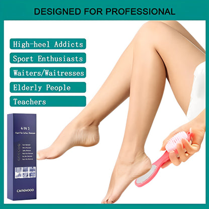 Multi Purpose Feet Pedicure Tools With Foot Scrubber